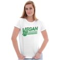 thumbnail image 3 of Vegan Peace Love Hippie Herbivore Womens Slim Fit Graphic Tee Brisco Brands S, 3 of 5