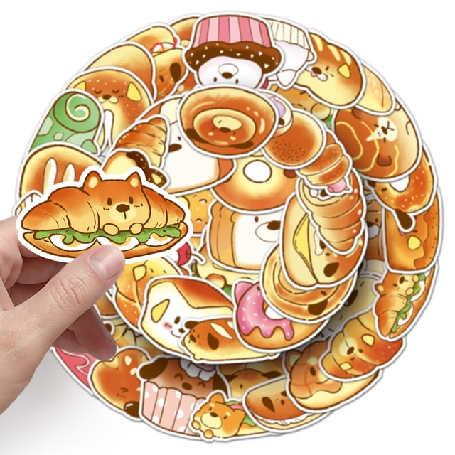 Paquete de pegatinas con tema de perro de raza Shiba Inu, 50 unidades