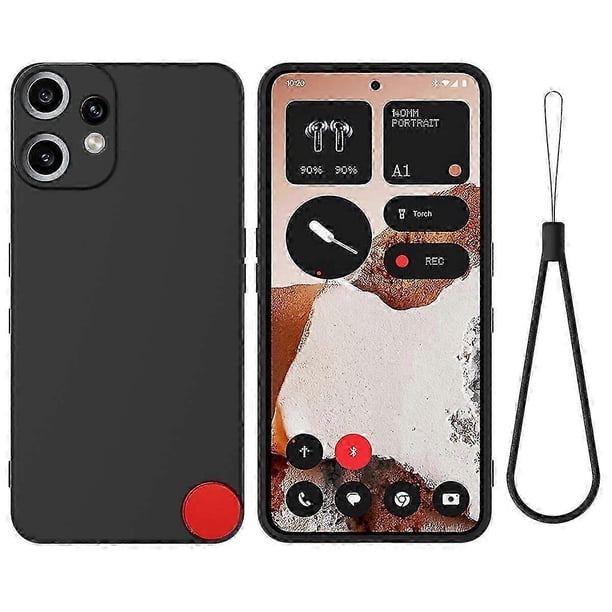 For Nothing Cmf Phone 2 Pro Liquid Silicone Case Phone Back Cover With Hand Strap