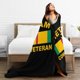 thumbnail image 4 of Manta de franela de veterano de guerra de Vietnam, elegante edredón para una siesta, edredón de invierno para las cuatro estaciones, antimicrobiano, con control de olores, ligero y antiestático,, 4 of 5