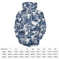 thumbnail image 2 of Blue Willow Ceramic Background Texture Men's Women Vintage 3D Hooded Sweatshirt - All-Season Loose Fit Streetwear, 2 of 6
