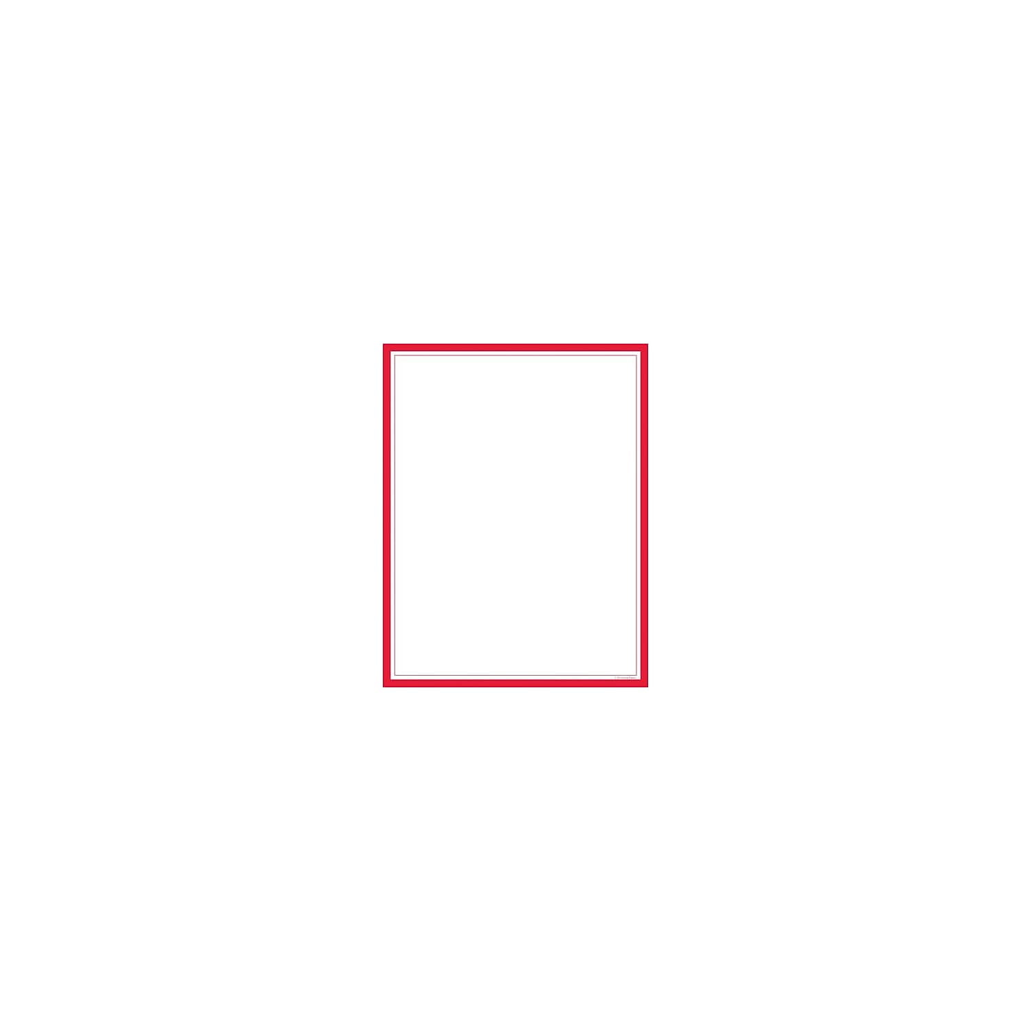 Great Papers! Everyday Letterhead Red Border 80/Pack (2014018)