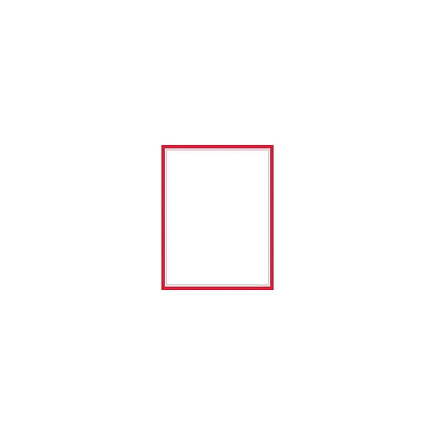 Great Papers! Everyday Letterhead Red Border 80/Pack (2014018 ...