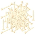 thumbnail image 1 of 100 tees de golf de madera barnizados, resistentes, premium, profesionales. 54mm, 1 of 9