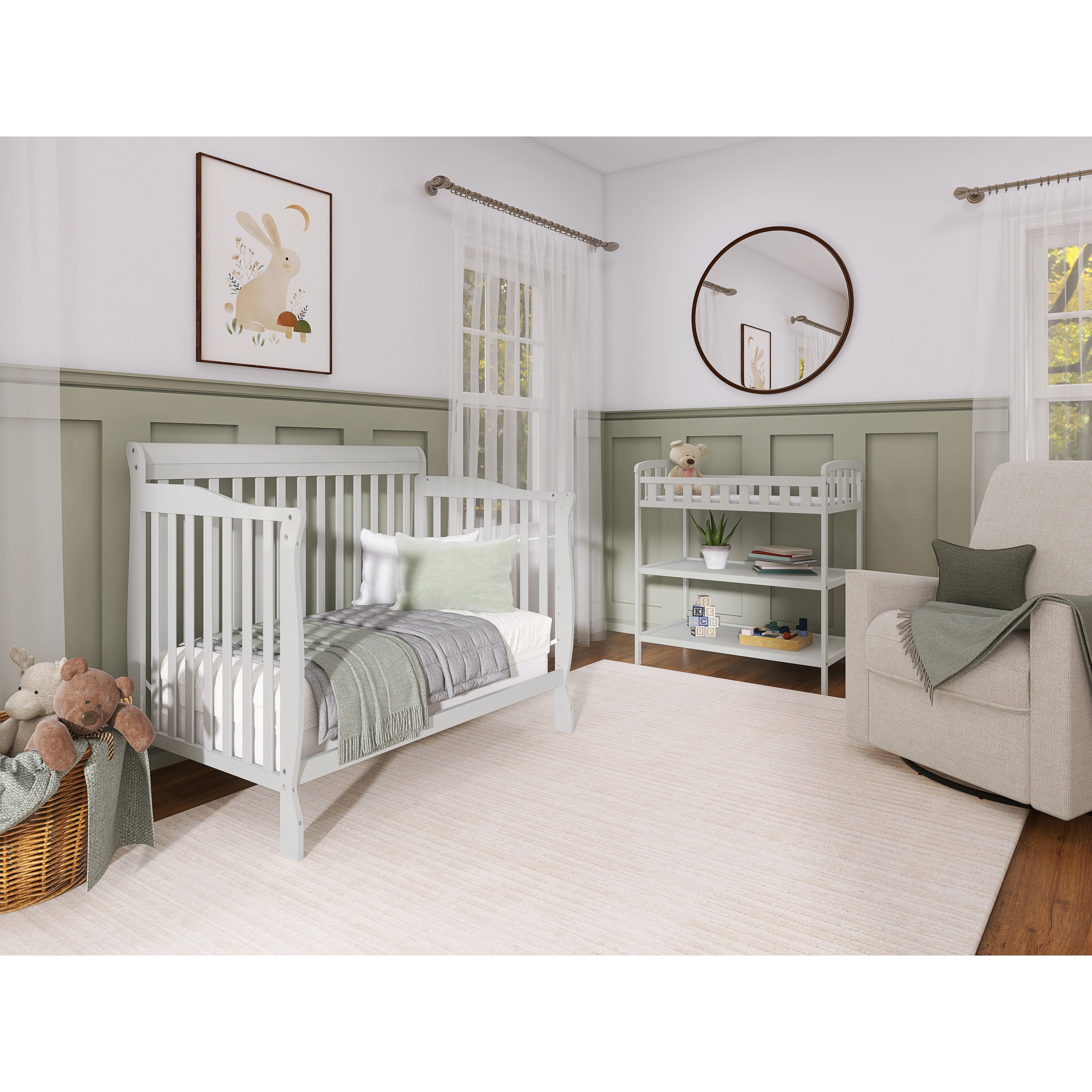 Dream On Me Ashton Convertible 5-in-1 Crib, Model #660