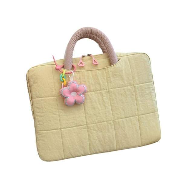 Funda protectora informal para portátil de 16 pulgadas, ideal para viajes, oficina y universidad. Amarillo
