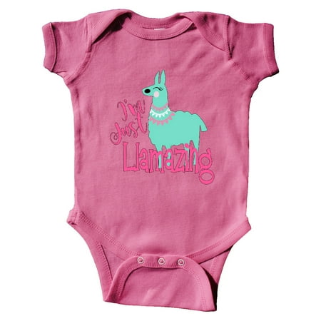 

Inktastic I m Just Llamazing Cute Llama Gift Baby Boy or Baby Girl Bodysuit