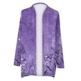 thumbnail image 4 of Cardigan Léger à Manches Longues pour Femmes Cardigan à Manches Longues Cardigan Floral Décontracté Automne Veste Vêtements, 4 of 5