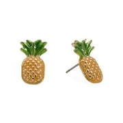 Betsey Johnson Pineapple Stud Earrings Pineapple Stud Earrings, One Size