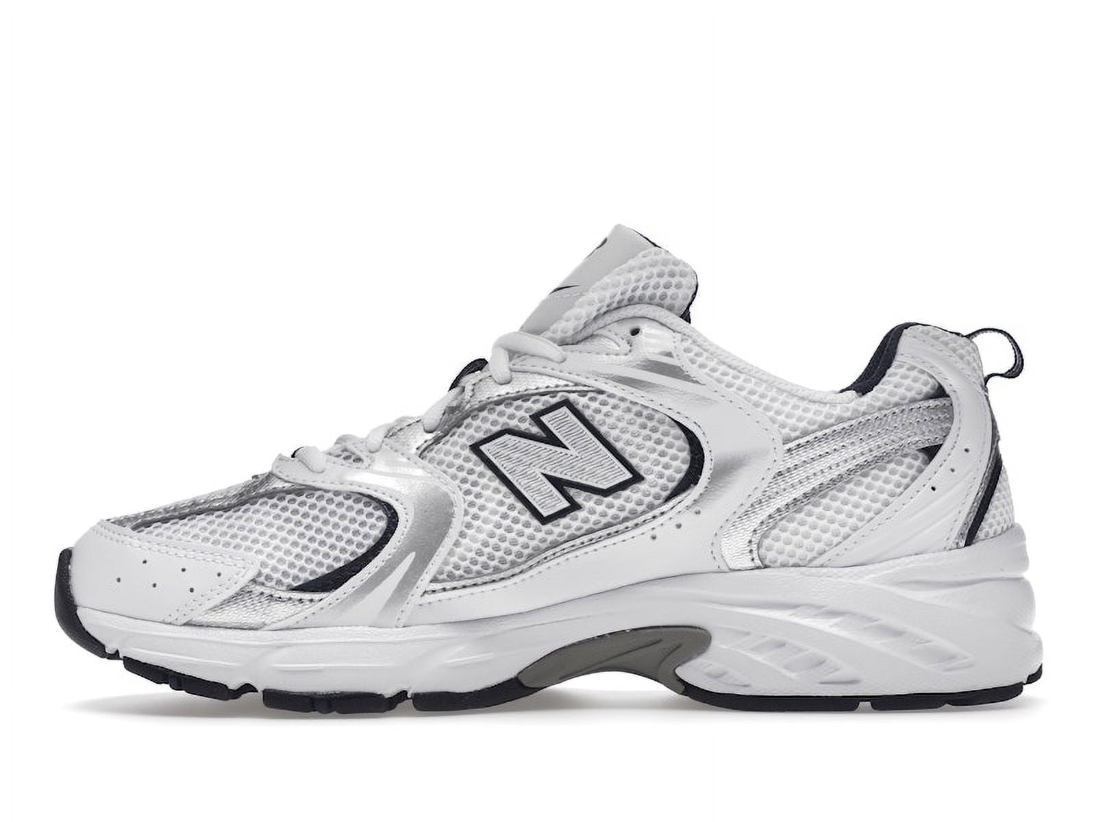 New Balance Men's 530 White Silver Navy Casual Shoe