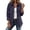 Blue, variant on Womens Shacket Jacket Button Down Corduroy Style Shirt Coat Long Sleeve Loose Tunic Top with Pocket Chest Utility Pocket Layering Favorite