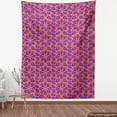 thumbnail image 3 of Ambesonne Paisley Fabric by the Yard Upholstery, Oriental Floral Motif, 3 Yards, Magenta and Multicolor, 3 of 4