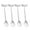 Silver, variant on Set of 4 Decorative Dragonflies Teaspoons Creative Dragonflies Designs Handle Teas Spoons Kirsite Tablewares