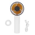 thumbnail image 1 of Mini ventilador de mano de escritorio, doble propósito, carga USB, pequeño ventilador para el hogar, dormitorio al aire libre, 1 of 1