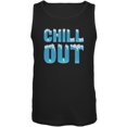 thumbnail image 1 of Chill Out Black Adult Tank Top - Large, 1 of 1