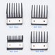 thumbnail image 5 of 4 peines guía para cortadora de pelo profesional, pinzas eléctricas especiales, peine de posicionamiento portátil, accesorios para peluquería en casa (negro), 5 of 7