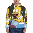 thumbnail image 3 of Simpsons Trendy Cartoon Men'S Fleece Hooded Hoodie, hoodies for women men with pockets,Fall Fashion 2025 Pullover Sweaters Winter Clothes, 3 of 9