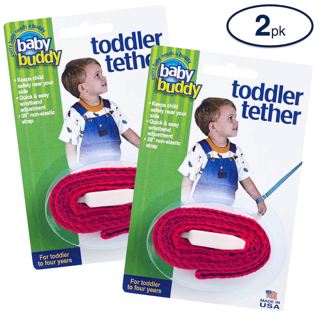 Baby Buddy Toddler Tether, Adjustable Safety Wrist Leash for Toddlers