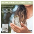 thumbnail image 5 of saney 4 Inch 100 Pack Organic White Sage Smudge Smudging Sticks | Cleansing and Negative Energy, Good Energy Meditation, & Smudging Rituals | Sustainably Sourced California White Sage Bundle, 5 of 8