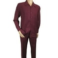 thumbnail image 4 of Men's MONTIQUE Two Piece Set Walking Leisure Suit 2391 Wine Tone on Tone, 4 of 9