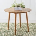 thumbnail image 5 of SAFAVIEH Lovell Transitional Folding Round Dining Table, Light Oak (35 in. W x 35 in. D x 29 in. H/35 in. W x 19.39 in. D x 29.13 in. H), 5 of 12