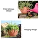 thumbnail image 5 of Maceta colgante de plástico para jardín, plantas de simulación, maceta colgante con flores artificiales, 5 of 6