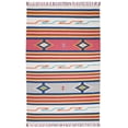 thumbnail image 2 of 5' X 7' Ivory Southwestern Handmade Area Rug With Fringe, 2 of 4