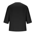 thumbnail image 5 of White Tee Shirts for Men Black T Shirts Men's Button Down Shirt Lightweight Shirts Short Sleeve Band Collar Untucked Shirt, 5 of 8