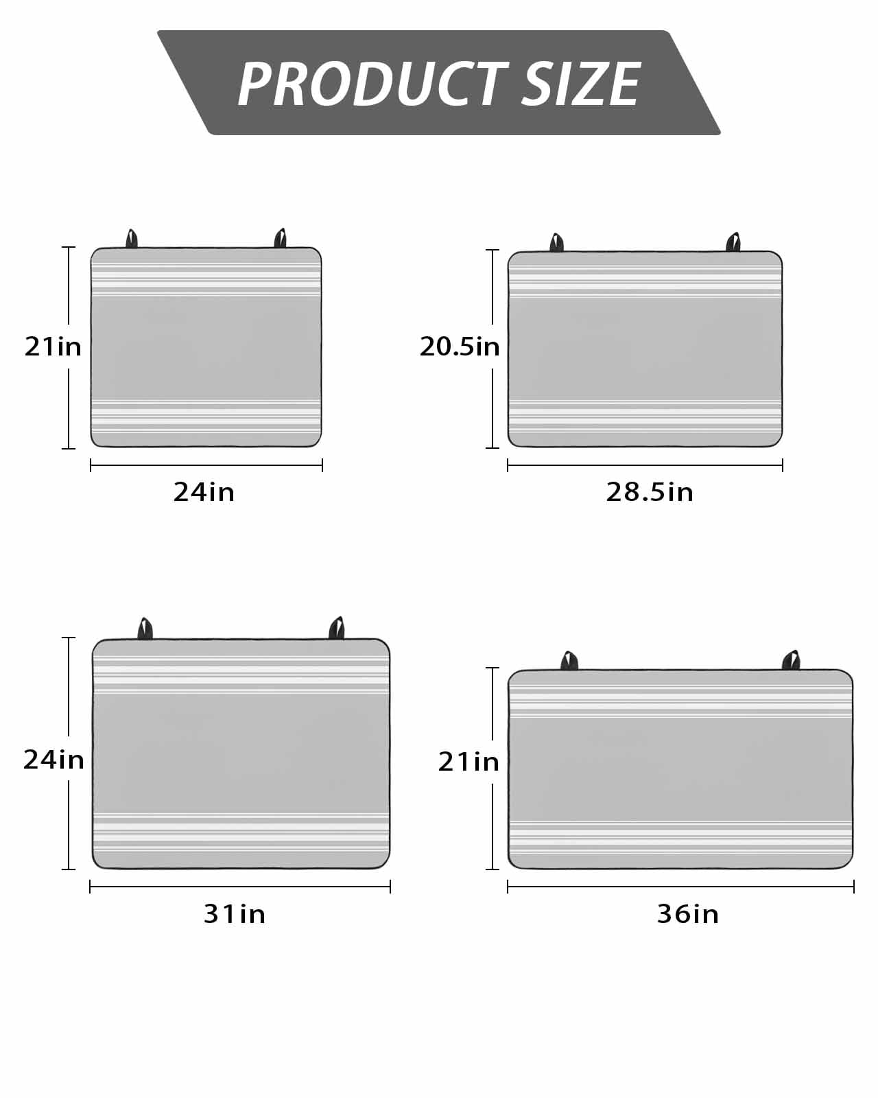 Stove Top Covers for Electric Stove, Grey Striped Glass Stovetop Cover Protector, Luxurious White Stripes Modern Abstract Art Induction Cooktop Protector Oven Mat for Kitchen Countertop 36"x21"