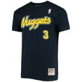 thumbnail image 2 of Men's Mitchell & Ness Allen Iverson Navy Denver Nuggets Hardwood Classics Stitch Name & Number T-Shirt, 2 of 3