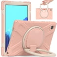 thumbnail image 4 of Funda colorida para Samsung Tab A7 de 10,4 pulgadas T500 con soporte de anillo ajustable grande y protección contra golpes., 4 of 5