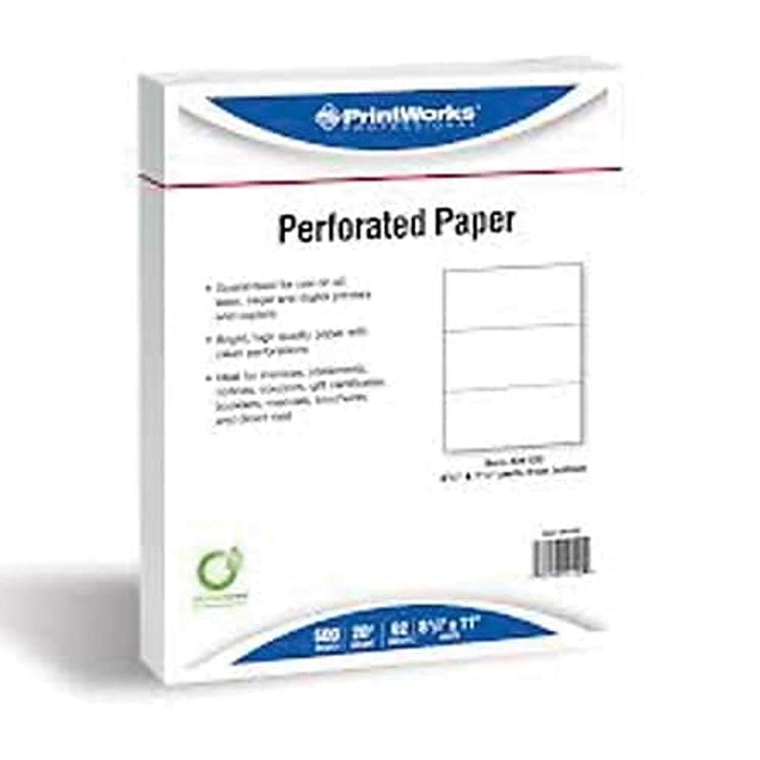 Printworks Professional 8.5" x 11" Copy Paper 20 Lbs. 92 Brightness 2500/Carton (04330)
