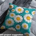 thumbnail image 2 of Castle Fairy Kawaii Daisy Fabric by the Yard 2 Yards,Rustic Flower Room Decor Fabric by the Yard,Teal Yellow Sewing Fabric,Super Cozy Room Decor, 2 of 6