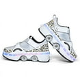 thumbnail image 3 of Kids Teen Wheels Shoes with Lights Women Men Rechargeable Roller Skates Shoes Retractable Wheels Shoe LED Flashing Sneakers for Girls Boys Gift, 3 of 12