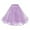 Purple, variant on IROINNID Empire Waist Short Skirts For Women Basic Versatile Stretchy A-line Flared Casual Skater Skirt Solid Color Skirt