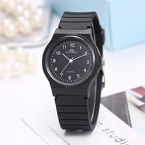 Ausyst Men's Watch Men's Fashion Business Watch TPU Silicone Strap Analog Quartz Watch Watches for Men