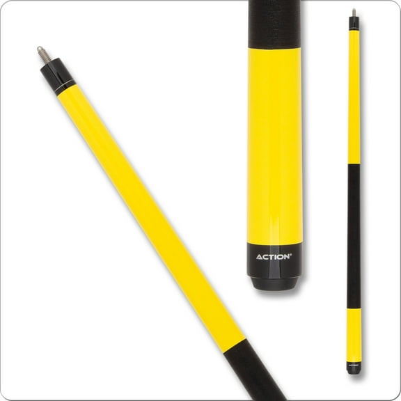 Action Starter COL07 Neon Yellow Pool Cue Billiard Stick Billiards Cues