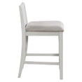thumbnail image 4 of New Classic Furniture Heston 3PC Wood Storage Counter Set w/ 2 Chairs in White, 4 of 11