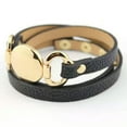 thumbnail image 3 of Leather Engraved Cuff Bracelet Men Women Monogram Blank Wrap Leather Bracelet, 3 of 9