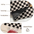 thumbnail image 6 of Large Area Rugs for Living Room Bedroom, Sunflowers Rooster 5'x8' Rug Washable Carpet Runner Indoor Outdoor, Farmhouse Vintage Beige Wooden Plaid Non Slip Floor Mats Rug for Kitchen, Bathroom, 6 of 8