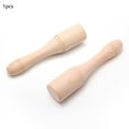 thumbnail image 7 of figatia Wooden Hammer Wood Mallet Lightweight Damage Hand Tool Ice Mallet Leather Mallet tender Tools Woodworking Tool, 7 of 7