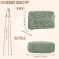 thumbnail image 4 of FORMRS Women Crossbody Purse with Chain Strap Vegan Leather Shoulder Handbag, Retro Green Abstract, 4 of 7