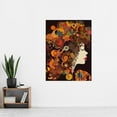 thumbnail image 2 of Kandinsky Inspired Woman Portrait Modern Folk Art Extra Large XL Wall Art Poster Print, 2 of 3