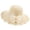 Beige, variant on KoiLife Sun Hats for Women Beach Hat Floppy Straw Hat Foldable Straw Hat Large Brim Hat Brim Length 4" Khaki Timeless Sun Protector for Beach & Summer Adventures