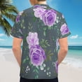 thumbnail image 6 of High Quality Hawaiian Shirts for Men Short Sleeve Aloha Beach Shirt Floral Summer Casual Button Down Shirts Blouses JRO4IQ, 6 of 7