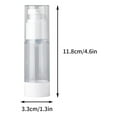 thumbnail image 3 of Fiudx Botella Transparente, Loción Dosificadora Al Vacío, Envase Hermético, Frasco de Plástico Reutilizable, Base de Maquillaje Casera, Regalo para Amantes de La Belleza, Solución Ecológica, 3 of 3