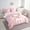Pink, variant on Erosebridal Pink Pig Bedding Sets Twin Size, Cherry Blossoms Comforter Sets with Sheets, Cute Animal Bed Set, Super Cozy Bedroom Decor, 7 Pieces