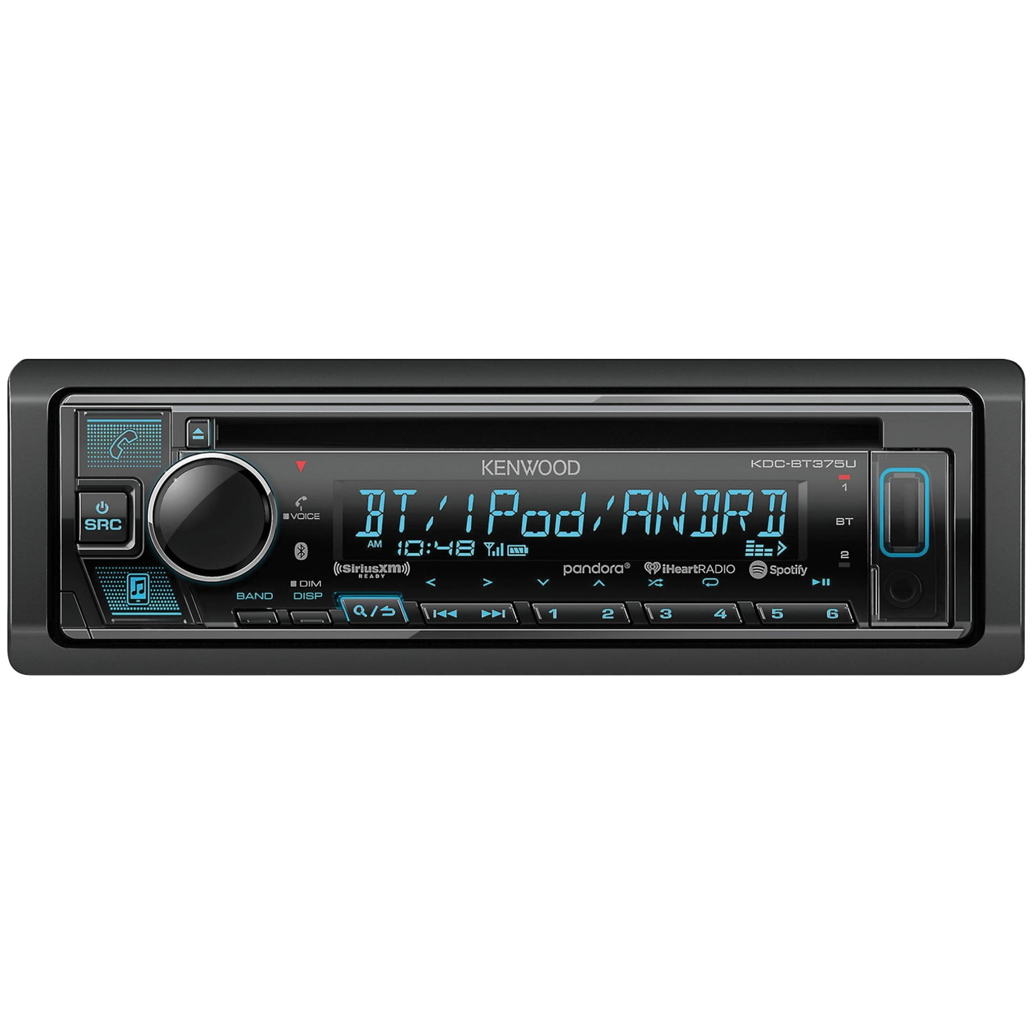 Kenwood KDC-BT375U Car Stereo CD Receiver Player w/ Bluetooth Front USB & Aux 