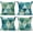 Teal Geometry, variant on Outdoor Throw Pillow Covers 18x18 Set of 4 Boho Colorful Fun Mid Century Modern Home Décor Summer Fall Cushion Cases for Patio Furniture Couch Living Room,Geometric Yellow Orange