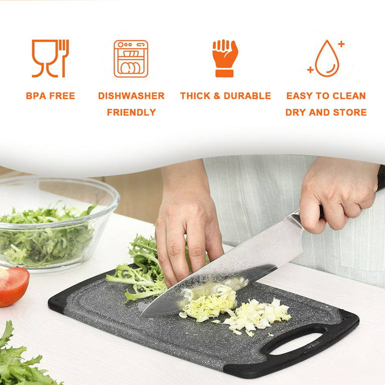 Non-slip Cutting Board Large Plastic Chopping Boards Food Cut Cooking Tools  Kitchen Accessories for Chop Meat, Veggie - AliExpress